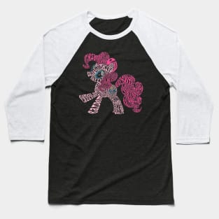 Wordy Pinkie Pie Baseball T-Shirt